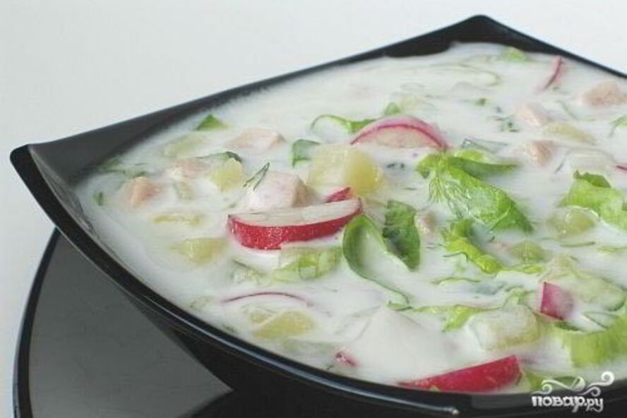 Рецепт окрошки без картошки