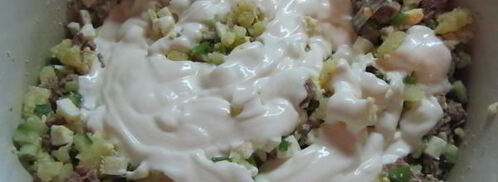 окрошка из басни лисица и журавль. Шаг 7