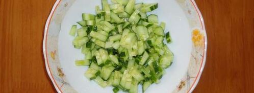 окрошка на бульоне. Шаг 5