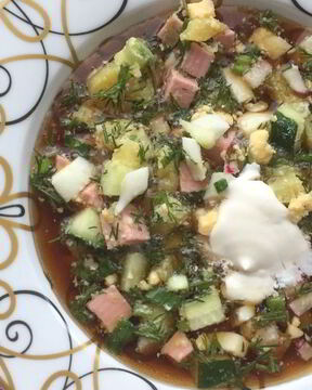 Окрошка на квасе