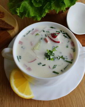 Окрошка на майонезе