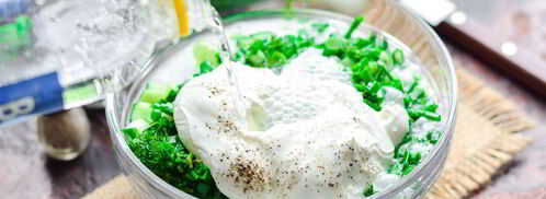 окрошка на минералке. Шаг 7