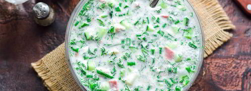 окрошка на минералке. Шаг 8