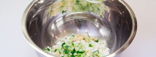 окрошка на сыворотке. Шаг 6