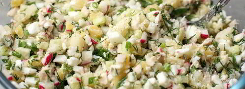 окрошка на тане. Шаг 8