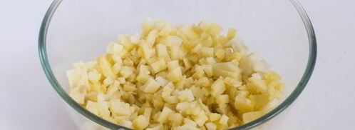 окрошка с адыгейским сыром и морковью. Шаг 6