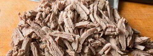 окрошка с говядиной на квасе. Шаг 5