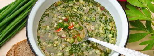 окрошка с крабовыми палочками. Шаг 12