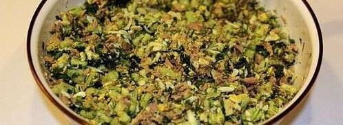 окрошка с мясом. Шаг 17