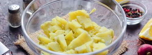 окрошка с рыбой. Шаг 5