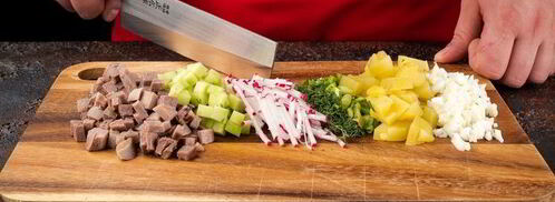 окрошка с языком. Шаг 2