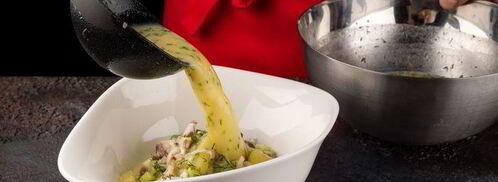 окрошка с языком. Шаг 4