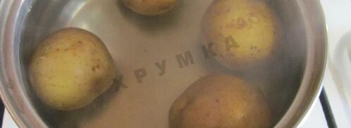 постная окрошка на квасе. Шаг 2