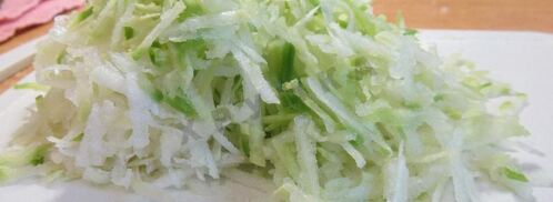 постная окрошка на квасе. Шаг 4