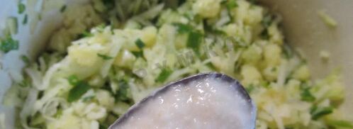 постная окрошка на квасе. Шаг 9