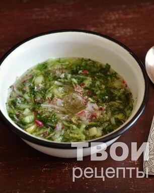 Постная окрошка