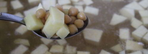 куриный суп с нутом и овощами. Шаг 7