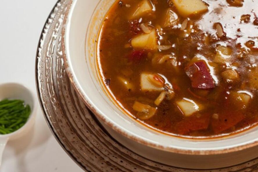 Рецепт минестроне с грибами и колбасками чорисо