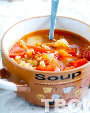 Овощной диетический суп