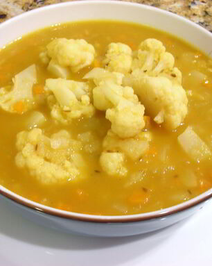 Овощной суп из цветной капусты