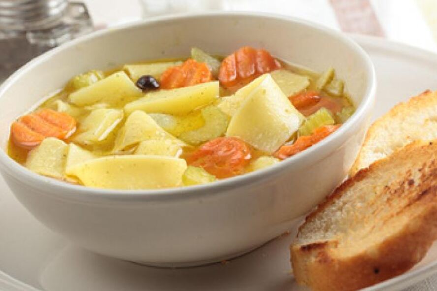 Рецепт овощного супа минестроне