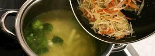 овощной суп с брокколи. Шаг 3