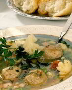 Овощной суп с фрикадельками