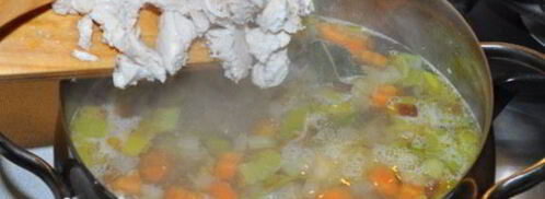 овощной суп с луком-пореем. Шаг 5