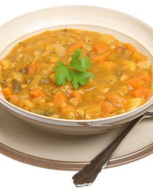 Овощной суп с орегано