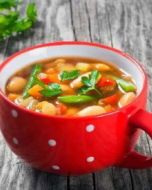 Овощной суп с пастой