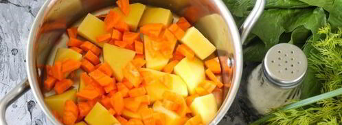 овощной суп с сельдереем и шпинатом. Шаг 4