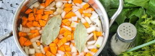 овощной суп с сельдереем и шпинатом. Шаг 5