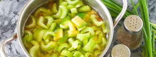 овощной суп с сельдереем и шпинатом. Шаг 6