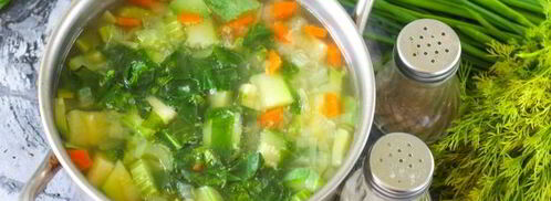 овощной суп с сельдереем и шпинатом. Шаг 8