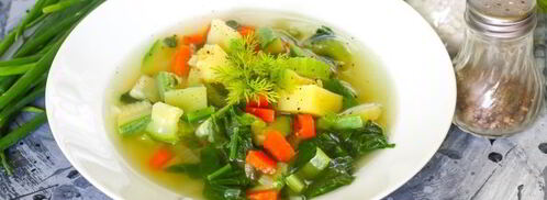 овощной суп с сельдереем и шпинатом. Шаг 9