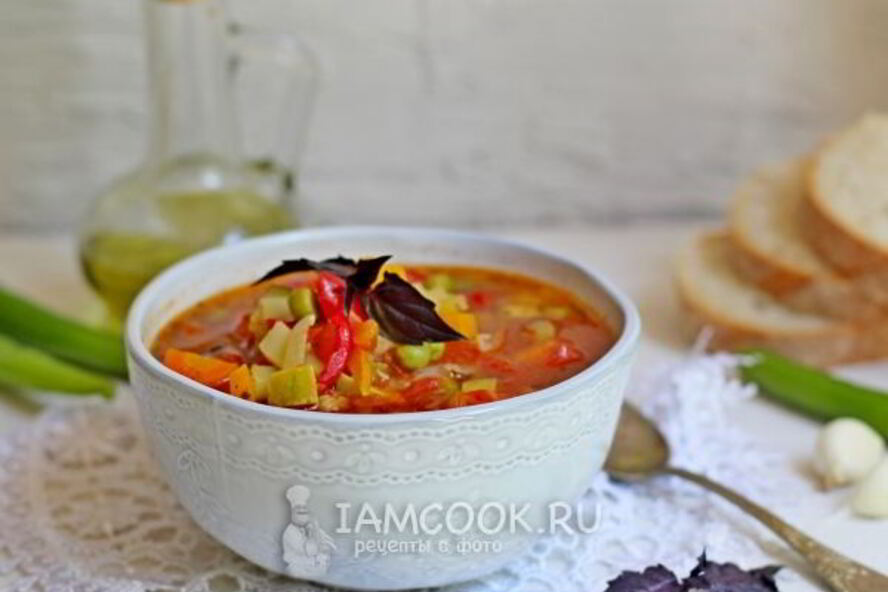 Рецепт овощного томатного супа