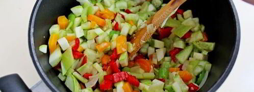 овощной томатный суп. Шаг 7