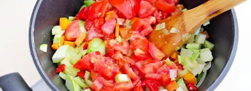 овощной томатный суп. Шаг 8