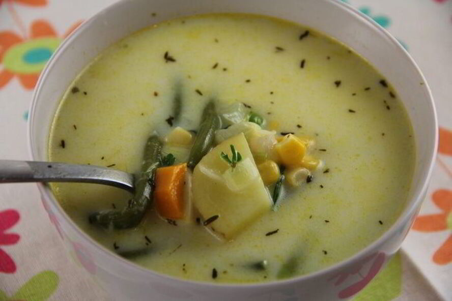 Рецепт североамериканского овощной суп суккоташ