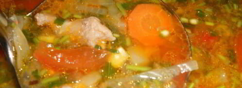 суп овощной по-испански. Шаг 9