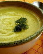 Суп овощной с брокколи