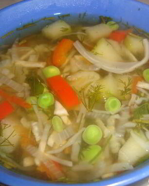 Суп овощной вегетарианский