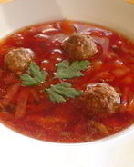 Супчик из овощей и фрикадельки