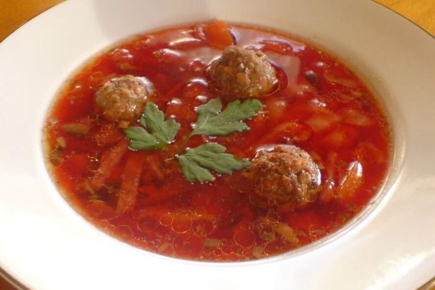 Рецепт супчика из овощей и фрикадельки