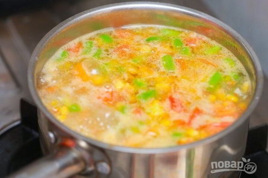 Рецепт вкусного овощной супчик