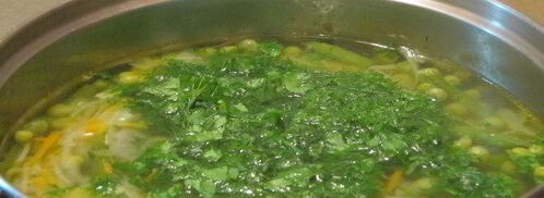 зимний овощной суп. Шаг 7