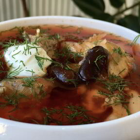 Суп с фасолью