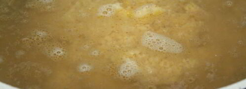 необычный рассольник с пшеничной крупой. Шаг 5