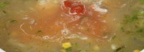 необычный рассольник с пшеничной крупой. Шаг 7