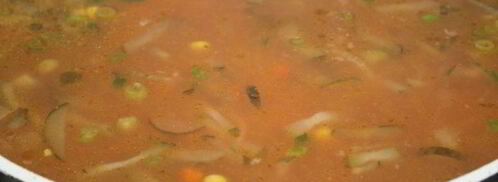 необычный рассольник с пшеничной крупой. Шаг 8